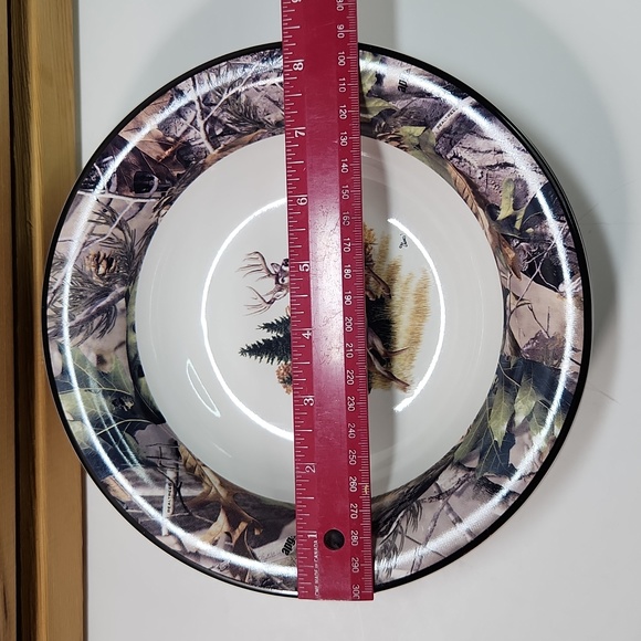 Whitetail Buck Deer Soup Bowls by Al Agnew RealTree, Set of 2 - Picture 8 of 11